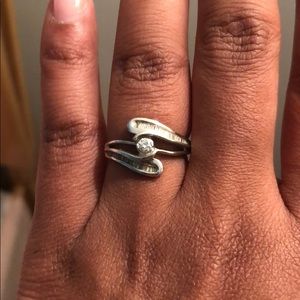 White Gold Diamond Ring